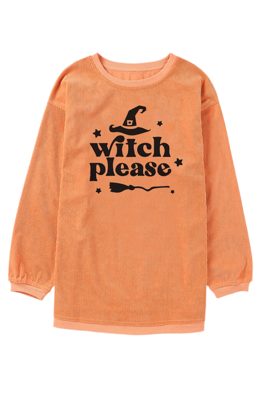 WITCH PLEASE Graphic Dropped Shoulder Sweatshirt